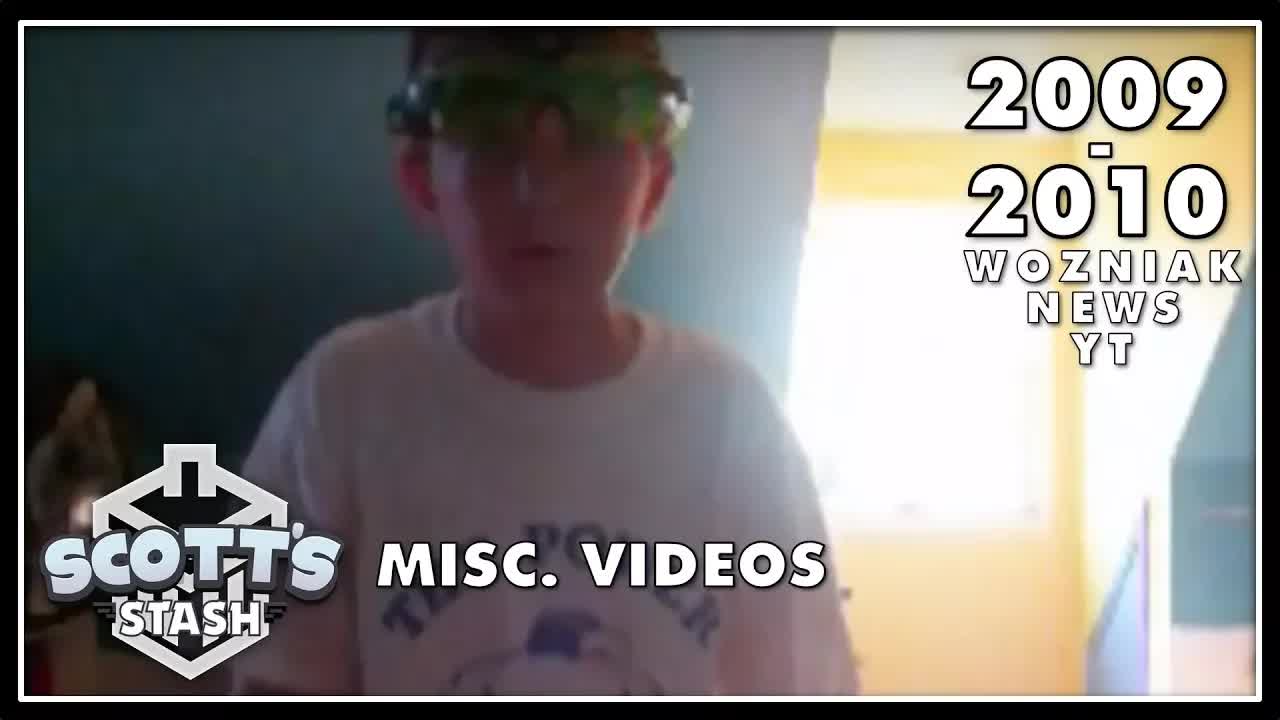 Misc. Videos from WozniakNewsYT (2009-2010)